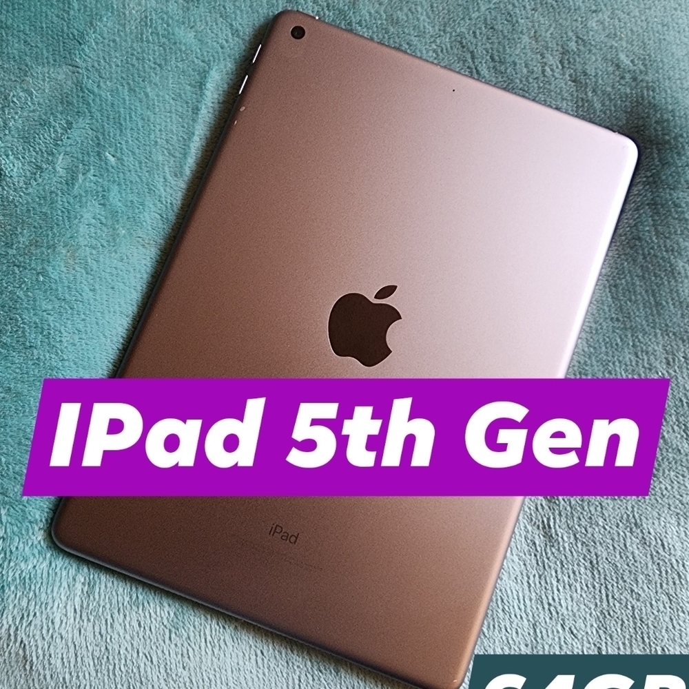 Apple iPad 5th Gen - Rose Gold Back